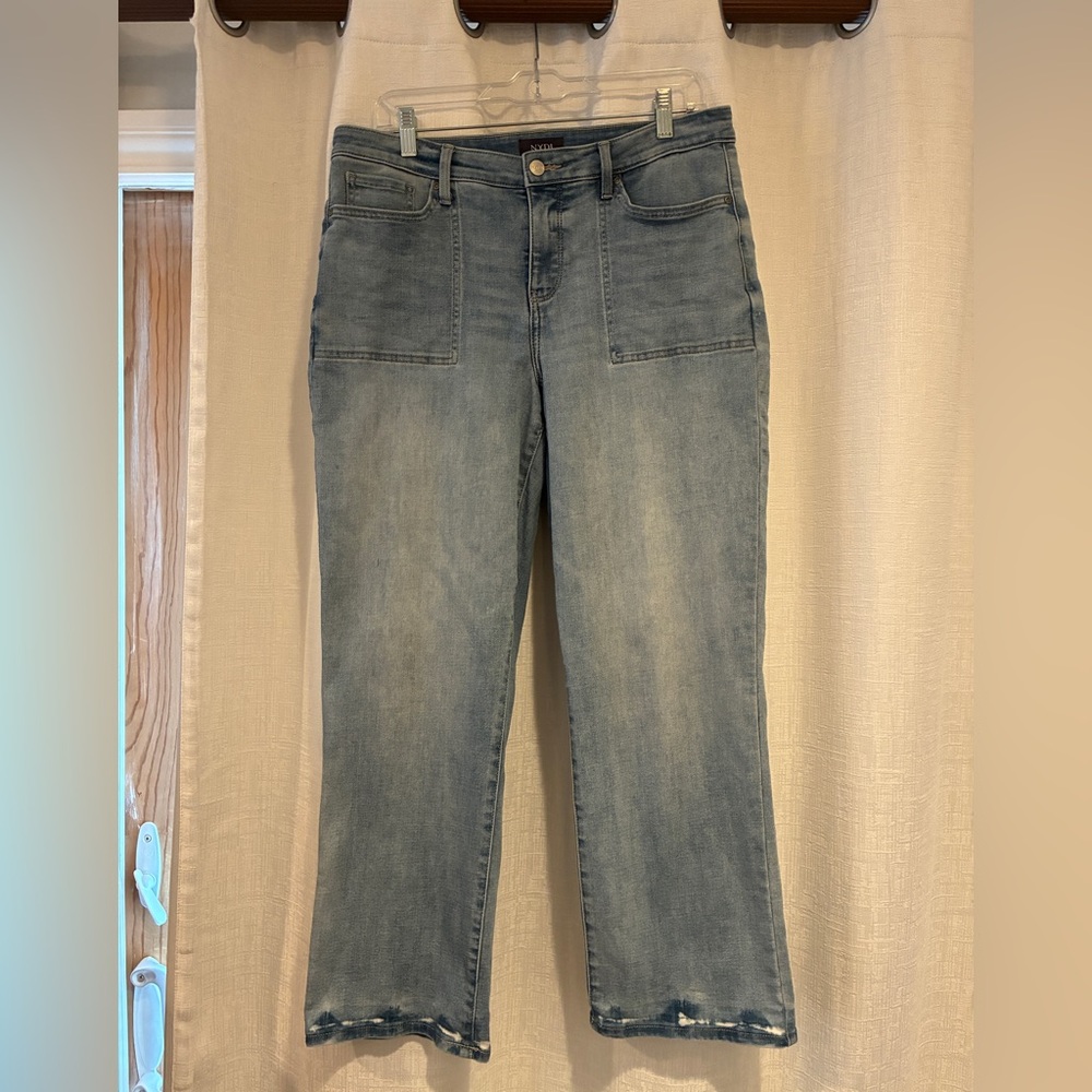 NYDJ Light Blue Straight Leg Jeans